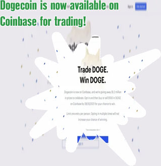 Dogecoin counbase